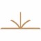 Ekena Millwork Richland Timber Gable Bracket, Western Red Cedar, 108"W x 45"H x 1 1/2"D x 3 1/2"F, 10/12 Pitch GBW108X45X0204RIC00SWR - alternate 1